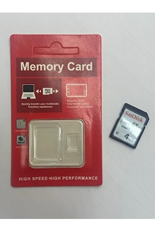 4 Gb Sd Kart 4 Gb Fotoğraf Makinası Hafıza Kartı