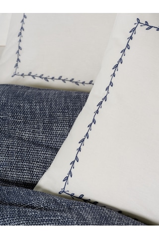 Cotton Box Embrova Şönil Çift Kişilik Yatak Örtüsü/pike Takımı Loom Lacivert Lacivert