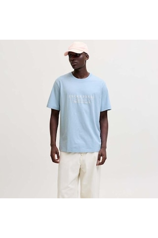 Jack & Jones Jack&jones Savona Branding Erkek Mavi Tişört