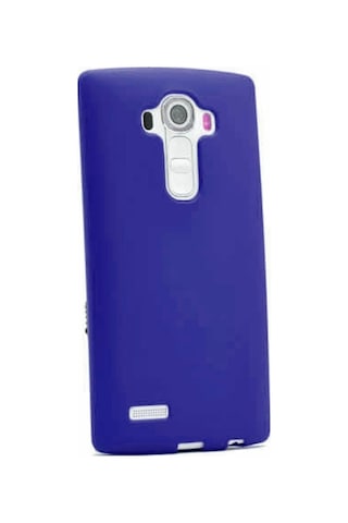 LG Uyumlu G4 Kılıf Zore Premier Silikon Kapak Saks Mavi