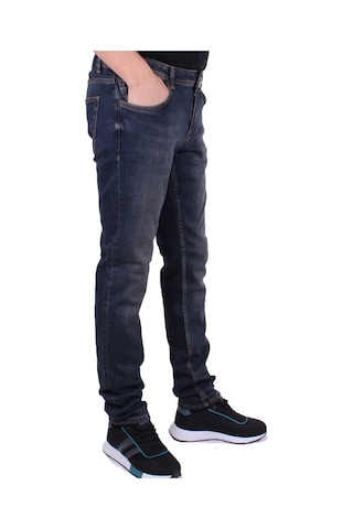 Twister Panama 758-01 Lacivert Düşük Bel Dar Paça Erkek Jeans Pantolon Lacivert