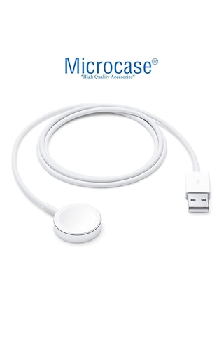 Microcase Huawei Watch Ultimate 2 İçin Usb Manyetik Şarj Cihazı Beyaz - Al3433