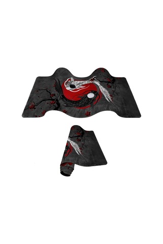 Porge Gamer Mouse Pad 90x40 Mouse Pad Xxl Büyük Oyuncu Koi Mousepad Koi Fish, 90x40 Cm 3mm Kalınlık
