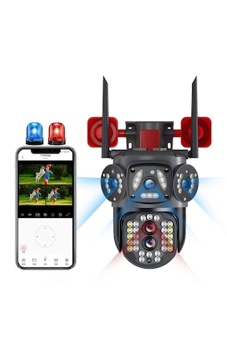 Avenir Av-s314 Wifi Hoparlörlü 4mp 2 Kameralı 10x Optik Zoomlu Pt