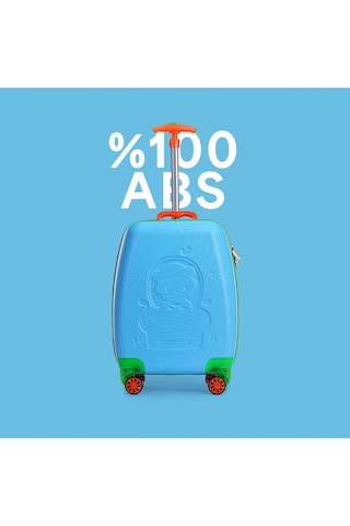 Wexta WX-411 Disney Serisi Erkek Çocuk Valizi - Mavi