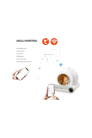 Kochler Akıllı Kedi Tuvaleti Otomatik Kedi Tuvaleti