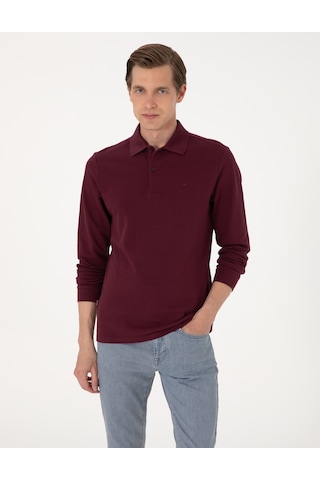 Pierre Cardin Erkek Bordo Sweatshirt 50314048-vr014 Bordo