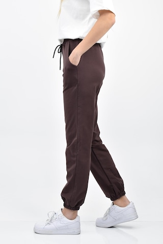 Cep Detaylı Jogger Eşofman Altı - Kahverengi Kahverengi