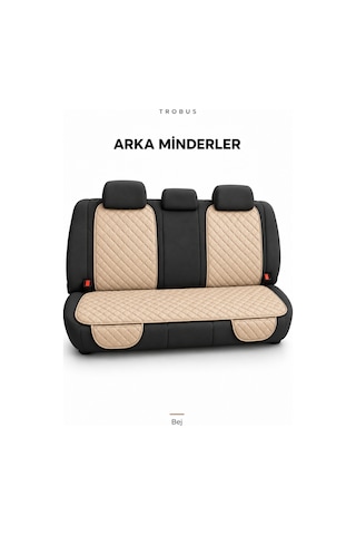 Trobus Honda City 2014-2020 Kapitone Minder 7'li Bej