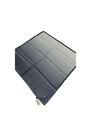 Berussa Hibrit Desenli Kristal Eşarp - 04683 - 90 X 90 / Gri- Gümüş Gri- Gümüş