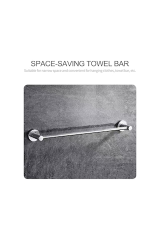 Novahub Paslanmaz Çelik 23 İnç Duvar Askılı - Dayanıklı & Modern Havlu Rafları Diğer