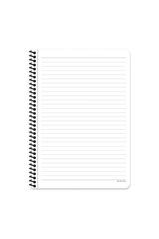 16.5x22.5 Çizgili Defter Puantiye - Mavi Çok Renkli