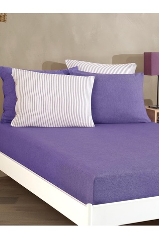 Lastikli Çarşaf Seti Çift Kişilik 160x200 Cm Tek Kişilik 100x200 Cm Seçenekli Yumuşak Dokulu Çarşaf + Y Çok Renkli