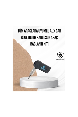 Vexor Araç İçi Bluetooth Aux Adaptörü Ve Telefon Görüşme Cihazı