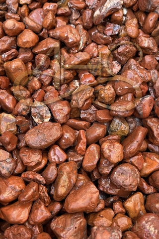 Kırmızı Bordo Dolomit Çakıl Taşı 4-6 Cm 2 Kg Dekoratif Bahçe Peyzaj Saksı Akvaryum Teraryum