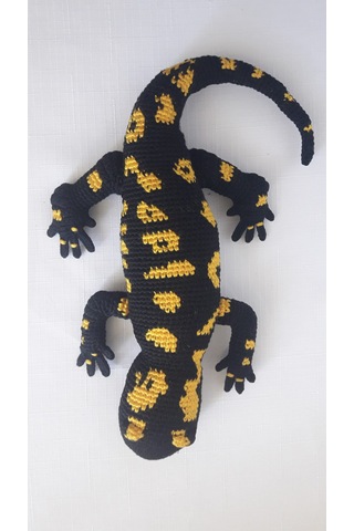 Amigurumi Semender Oyuncak-figür