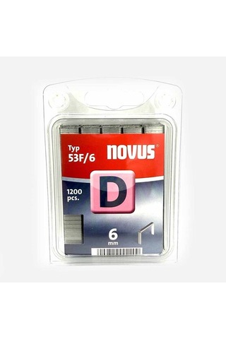 Novus Geniş Zımba Teli 53f/6 Galvaniz 1200 Adet