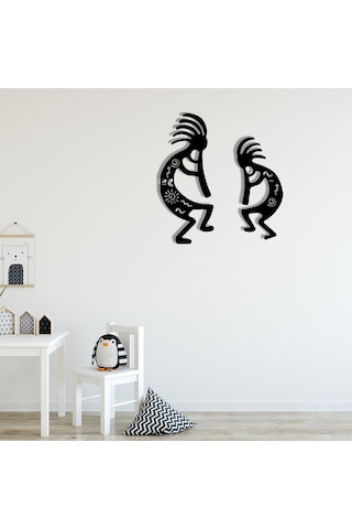 Kokopelli Tablosu 2 Li Kokopelli Duvar Tablosu Duvar Dekoru
