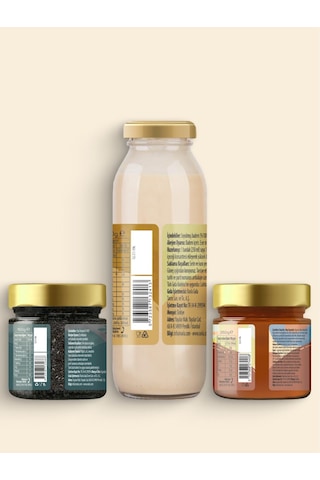 3'lü Ürün - Ravla Chia Tohumu 150g / Badem İçeceği 250g / Meşe Balı 250g
