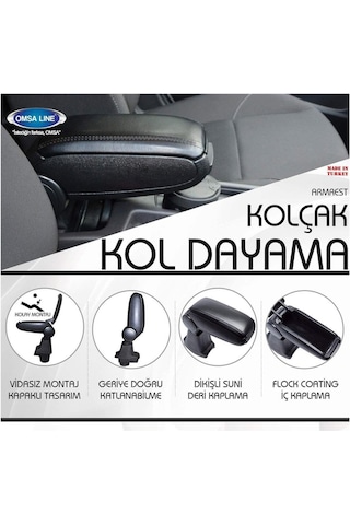 Dokker Araca Özel Kol Dayama Omsa Kolçak 2012 2013 2014 2015 2016 2017 2018 2019 2020 2021 2022