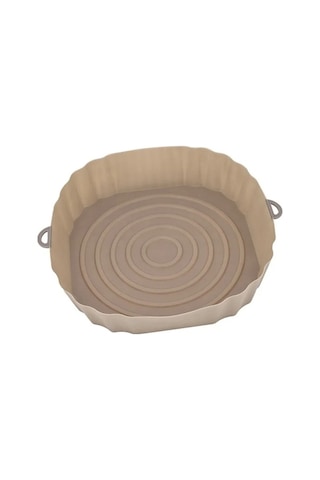 Ulzyvf Silikon Tava Sepeti 4 Adet Renkli Airfryer Astarı Yeniden Kullanılabilir Çok Renkli