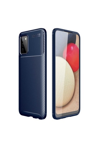 Samsung Uyumlu Galaxy A03S Kılıf Zore Negro Silikon Kapak-Siyah
