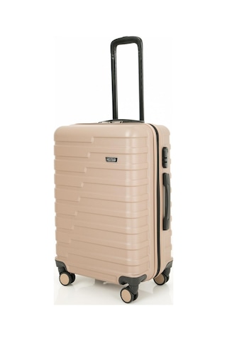 Polo Abs Kabin Orta Ve Büyük Boy Gold 3'lü Valiz Seti Gold