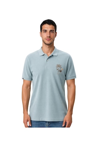 Arma Ar-ma Erkek Polo Yaka Tişört Resim Baskili Örme Kumaş Regular Fit %100 Pamuk 30/1 Çift Toplama Penye Pike Y31374358102 Mavi-m24