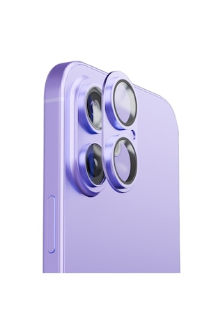Apple iPhone Uyumlu 17 İçin Ipg Prolens Tam Kamera Lens Koruma, Çerçeveli Tek Gövde Kamera Lens Koruması Mor-lavanta