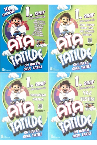 1.sınıftan 2.sınıfa Geçenler İçin Ata Tatilde +10 Lu Hikaye Seti 6
