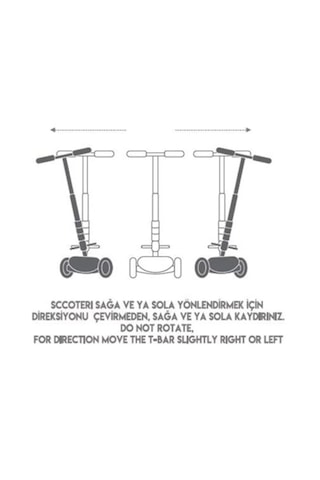 Mavi 3 Tekerlekli Scooter Mavi