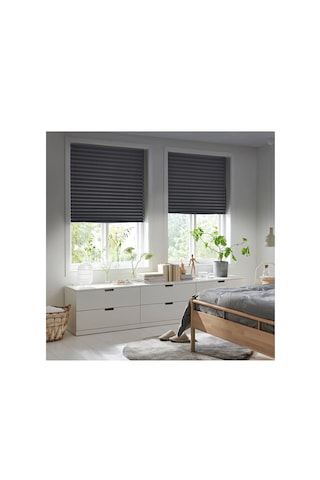 Ikea Schottıs Stor Perde , Koyu Gri, 100x190 Cm, Karartma Perde, Polyester