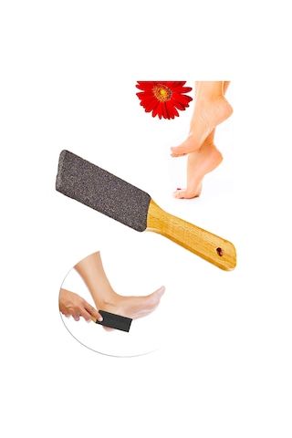 Doğal Ahşap Topuk Törpüsü 23 x 3.5 CM