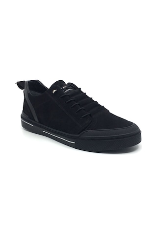 Taşpınar Ayakkabı Taşpınar %100 Hakiki Deri Ortopedik Erkek Yazlık Rahat Günlük Spor Sneaker Yeni Sezon Ayakkabı 40-44 Siyah Nubuk