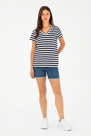 U.s. Polo Assn. Kadın Mavi Şort Jean 50283841-dn0022 Mavi