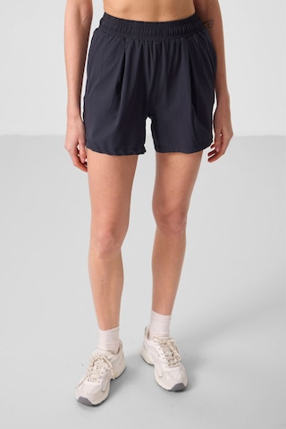 Tommy Life Antrasit Polyester Gizli Cep Fermuarlı Rahat Form Kadın Şort - 91014 Antrasit