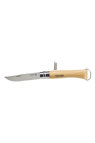 Opinel Inox No 10 Tirbuşonlu Çakı Kahverengi