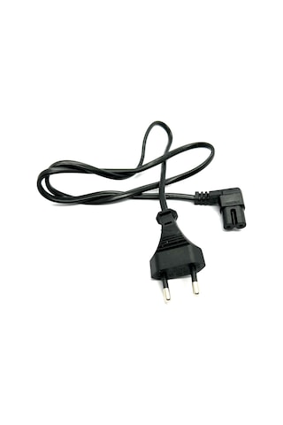 80cm L Uçlu Teyp Fişi C7 Power Güç Kablosu 0.8m 2x0.75 Enerji Kab