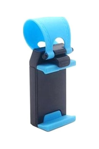 Jms Güçlü Taşıma Kapasitesi Profesyonel Evrensel Araç Direksiyon Cep Telefon Tutucu Mavi