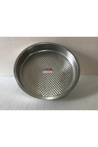 Çiğ Köfte Tepsisi - 1 Numara - Çelik Leğen Motifli - 39 CM