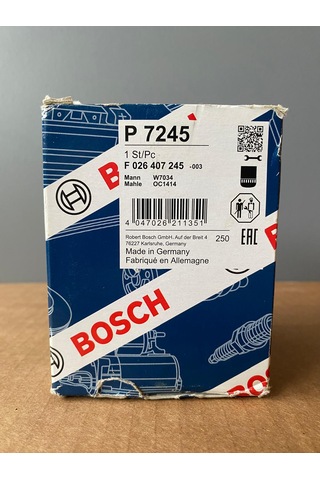 Bosch F026407245 Yağ Filtresi Jumper Tourneo Transit 2.2 Hdı 2.4 Tdcı Boxer Ducato Iıı Gk2q6714aa 2007929
