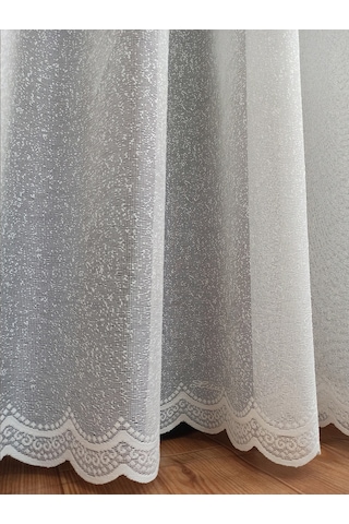 Lila Bozkır 02 Serpme Desen Tül Perde / Ölçünüze Özel Dikim