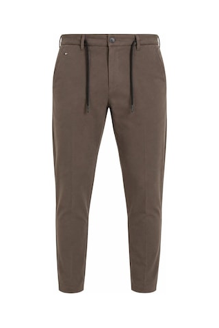 Hzr Wear Erkek Jogger Pantolon Esnek Kumaş Likralı Slim Fit Bağcıklı Kahverengi