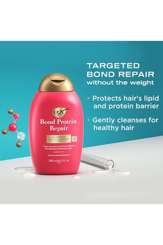 OGX Bond Protein Repair Bağ Onarıcı Sülfatsız Şampuan 385 ml
