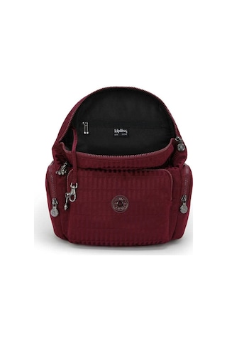 City Zip S Küçük Boy Sırt Çantası Bordo