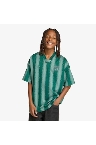 Adidas Minecraft Os Jersey Tee Çocuk Yeşil T-shirt Ke2701