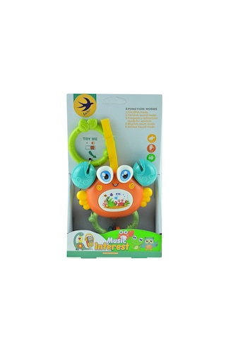 Pilli Sesli Oyuncak Yengeç Sevimli Yengeç 15 Cm