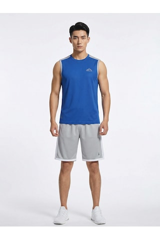 Orendahill Erkek Spor Atlet Hızlı Kuruyan Esnek Regular Fit Gym Activewear Saks Mavi