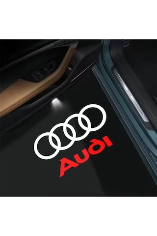 Led Kapı Altı Aydınlatma Audi Uyumlu Logo Yansıtma A1 A3 A4 A5 A6