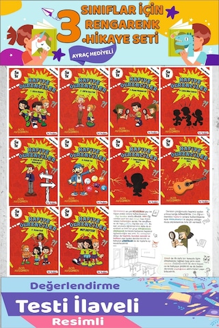 3.sınıf 5n1k Mizah Hikayeleri 10 Kitap 48 Sayfa